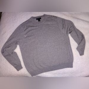 The Men's Store Light Gray Crewneck Sweater